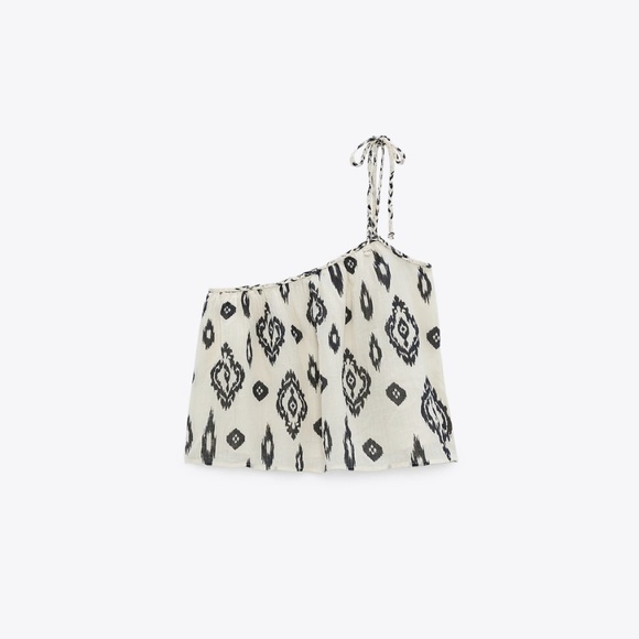 Zara limited edition bohemian cotton crop top - Picture 7 of 10